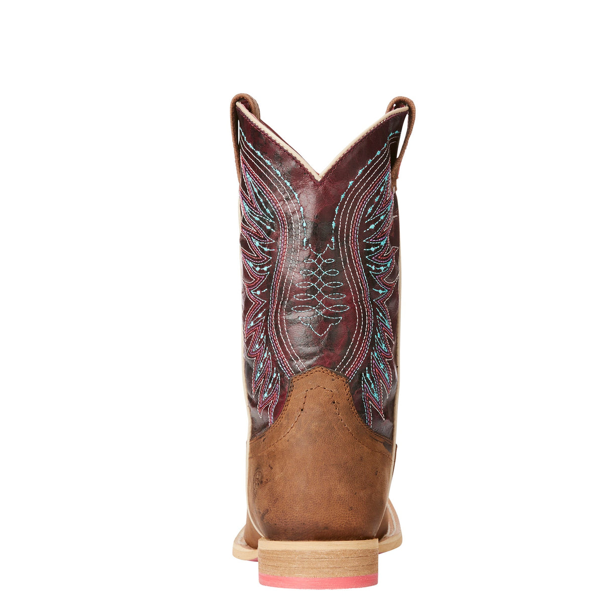  Ariat Kid's Sunset And Purple Vaquera Square Toe Boot