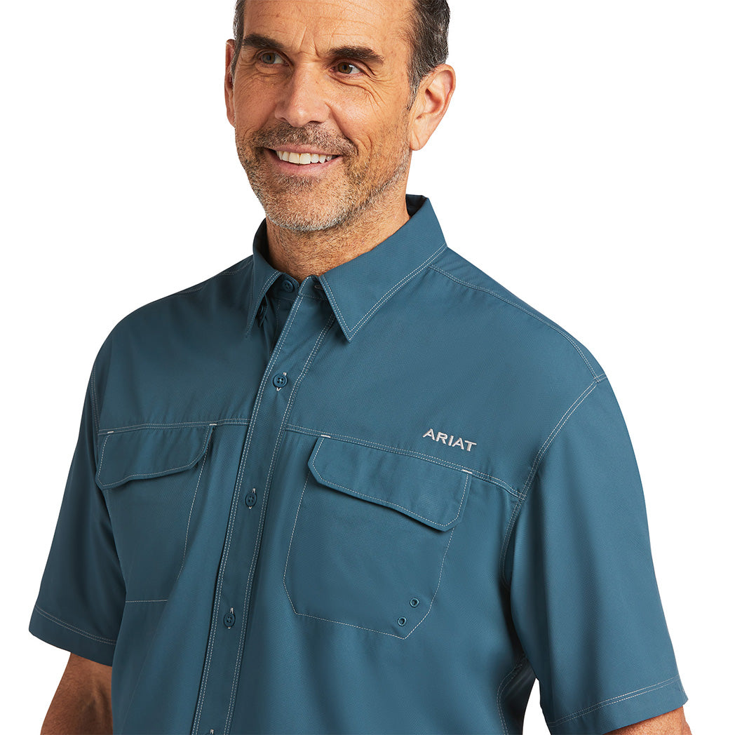  Ariat Men's VentTEK Short Sleeve Button Down