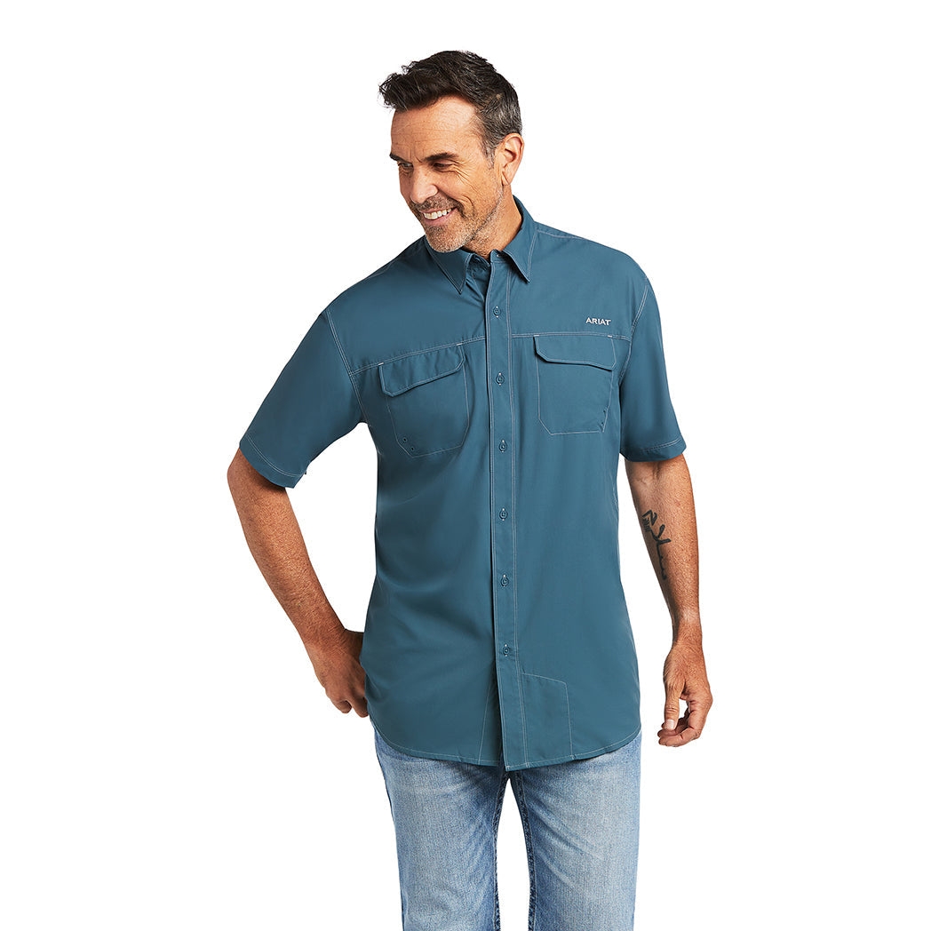  Ariat Men's VentTEK Short Sleeve Button Down