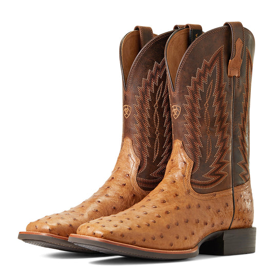  Ariat Men's Quantum Primo Full Quill Ostrich Boots