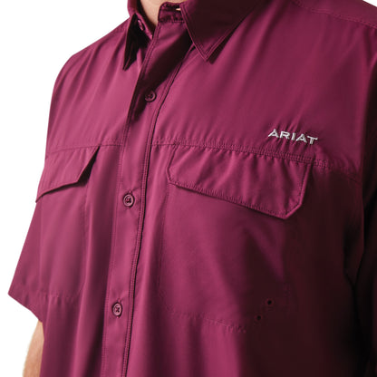  Ariat Men's SS VentTEK Classic PURPLE DAHLIA