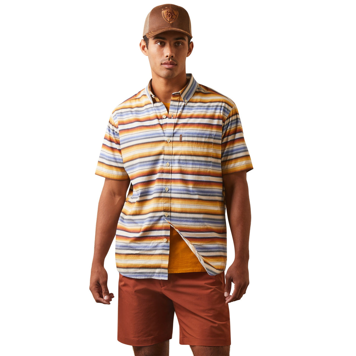  Ariat Men's Sunset Serape Short Sleeve Shirt