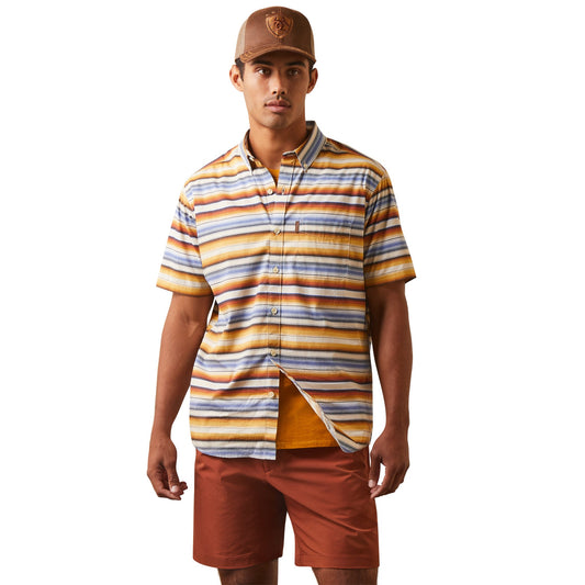  Ariat Men's Sunset Serape Short Sleeve Shirt