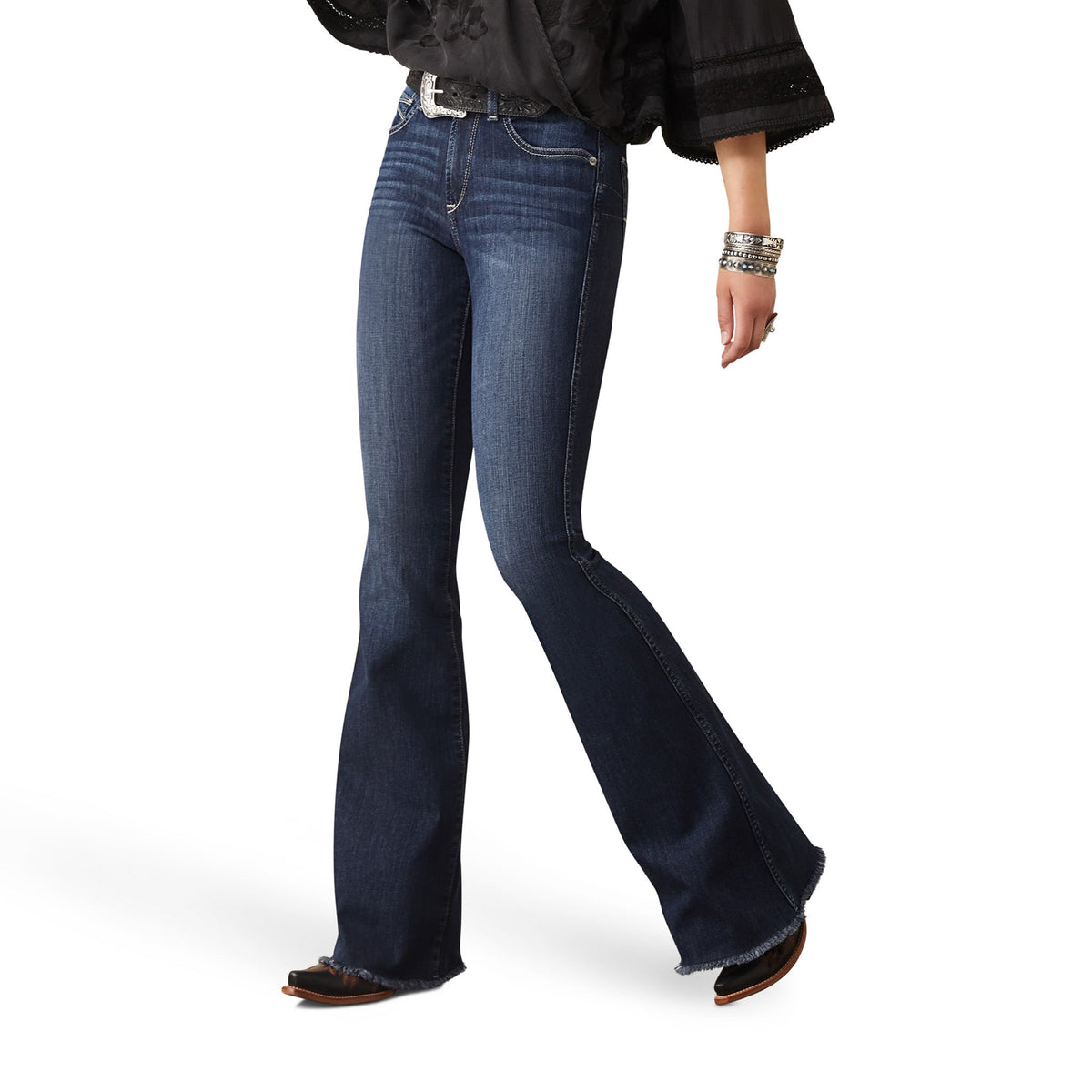  Ariat Women's R.E.A.L. Raegan Midnight Flare Jeans