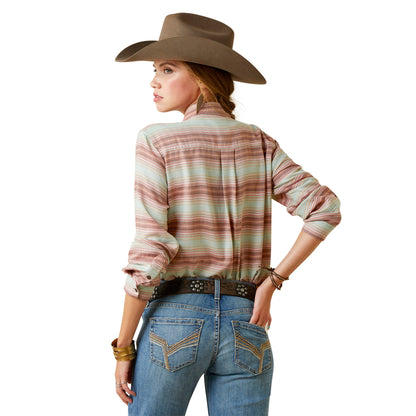  Ariat Women's R.E.A.L. Billie Jean Sagebrush Serape Shirt
