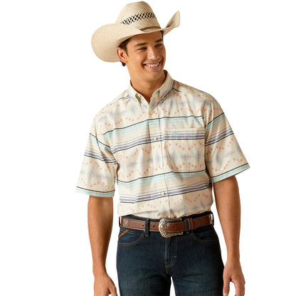  Ariat Men's Koda Sand Shell Print Short Sleeve