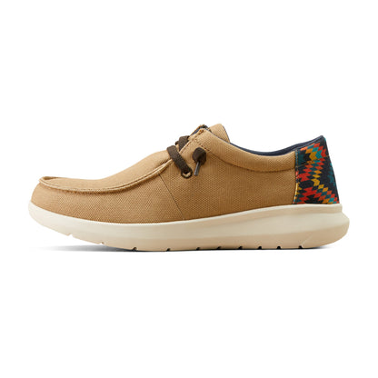  Ariat Men's Light Tan & Blue Aztec Hilo