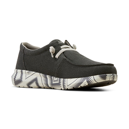  Ariat Men's Charcoal Grey & Aztec Hilo Shoes