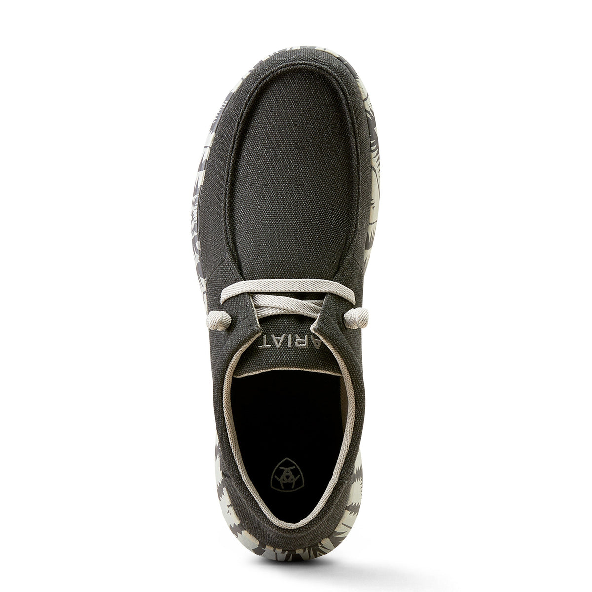  Ariat Men's Charcoal Grey & Aztec Hilo Shoes