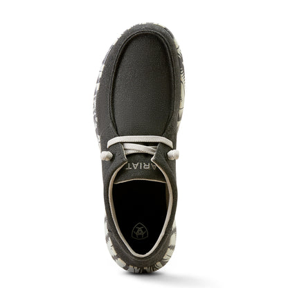  Ariat Men's Charcoal Grey & Aztec Hilo Shoes