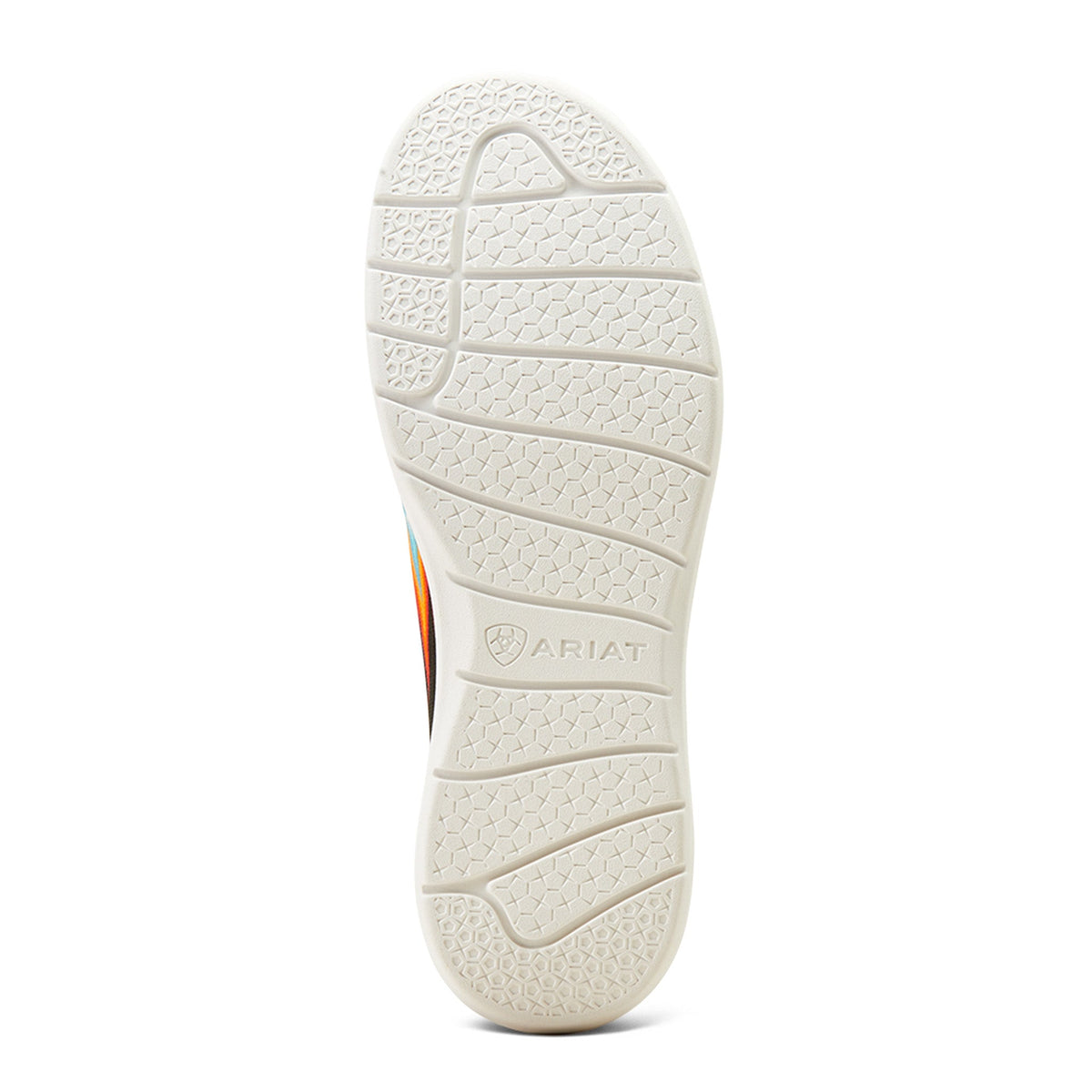  Ariat Men's Orange & Blue Zig Zag Hilo Shoes