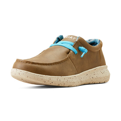  Ariat Men's Brown Bomber Hilo Slip On