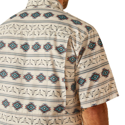  Ariat Men's VentTek Aztec Skull Short Sleeve
