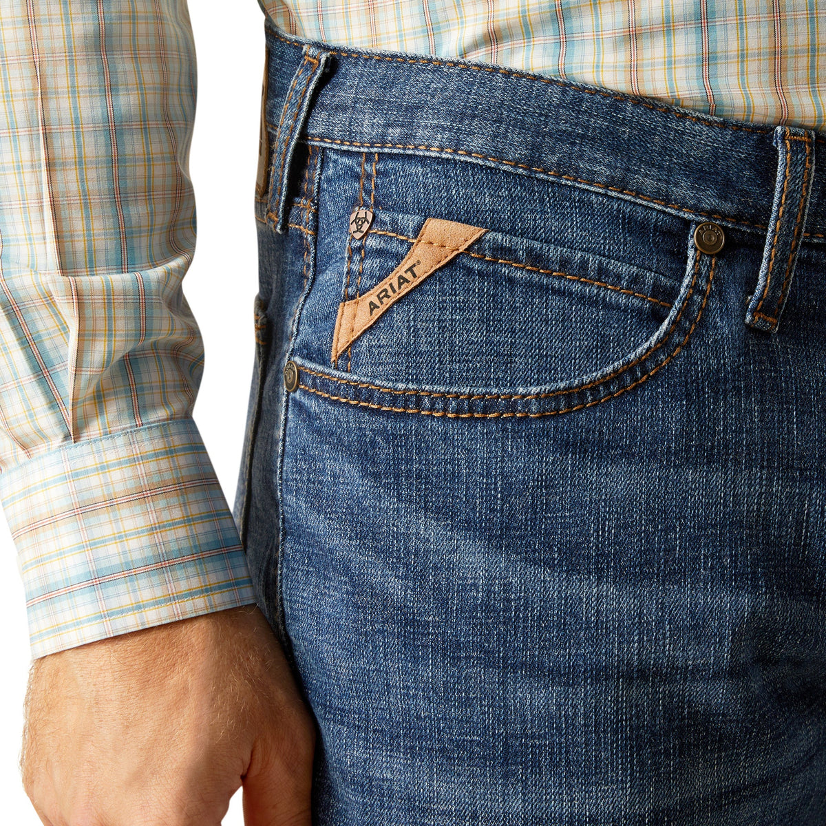  Ariat Men's M4 Relaxed Straight Leg Jeans