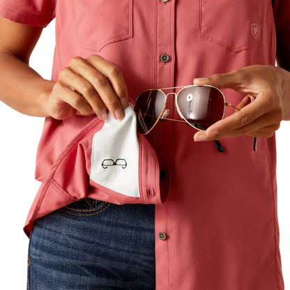  Ariat Women's VentTek Slate Rose Shirt