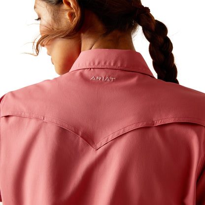  Ariat Women's VentTek Slate Rose Shirt