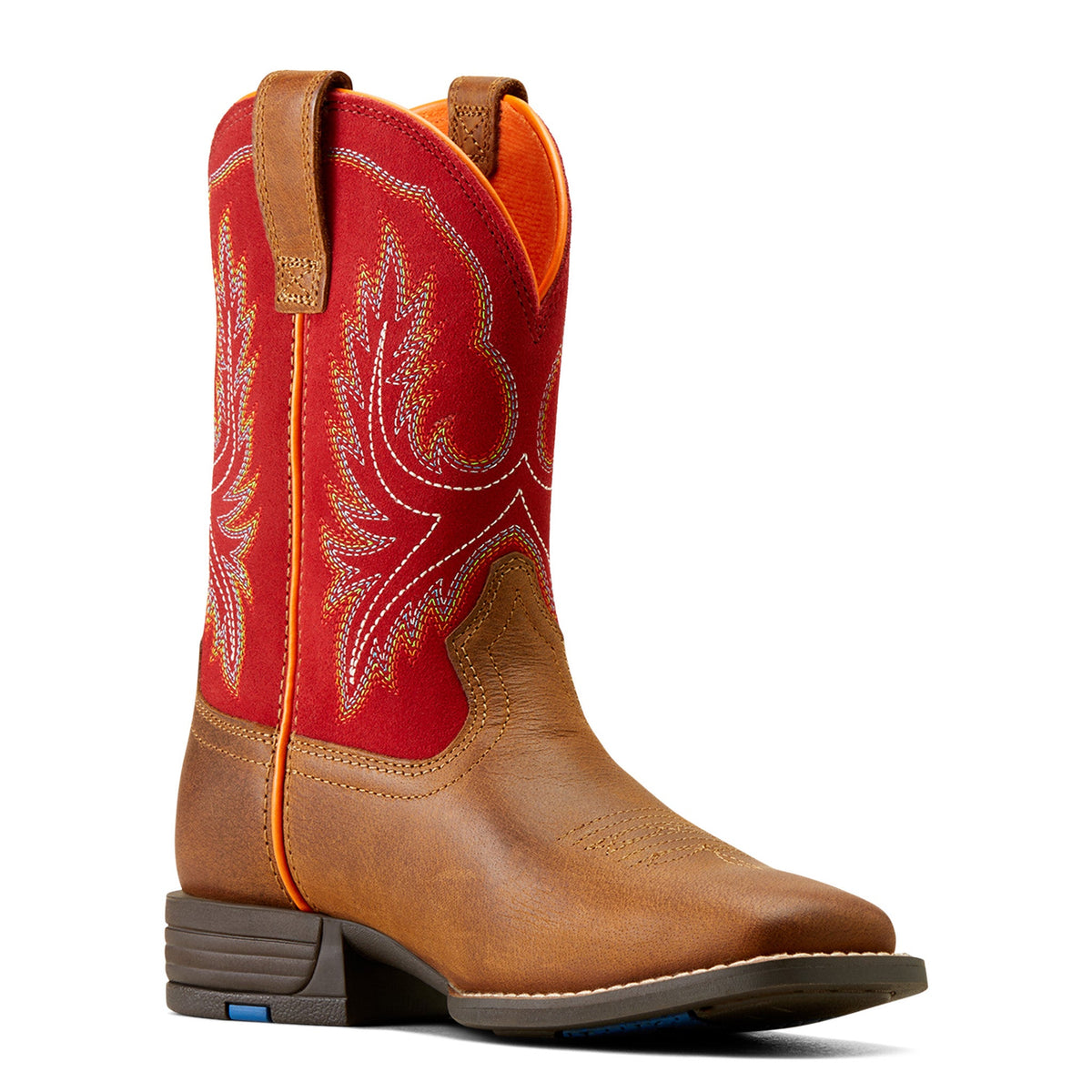  Ariat Red Youth Square Toe