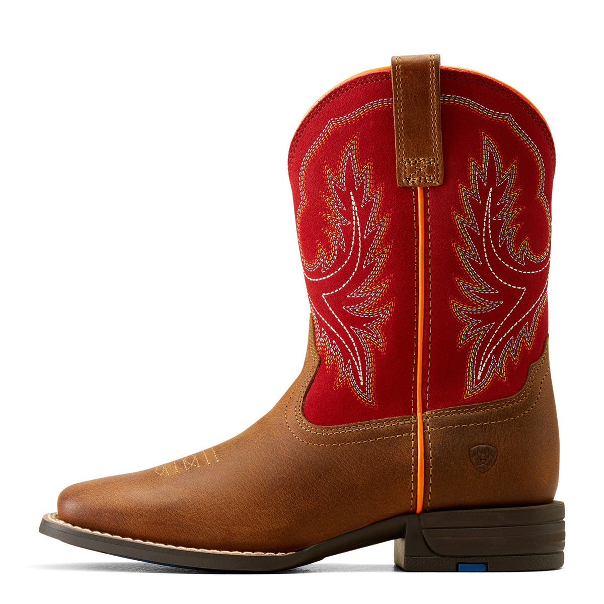  Ariat Red Youth Square Toe