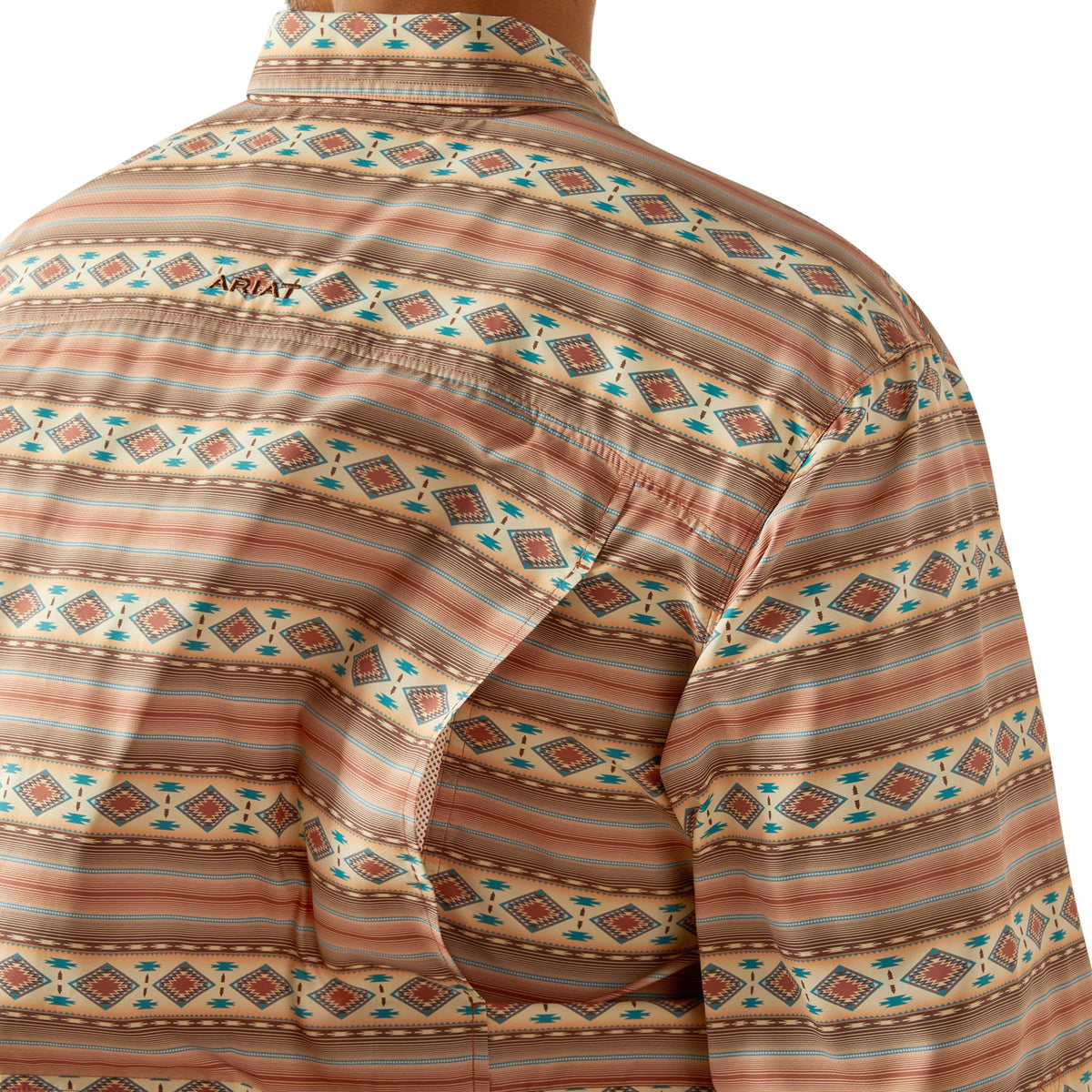  Ariat Men's VentTek Clay Aztec Long Sleeve Shirt