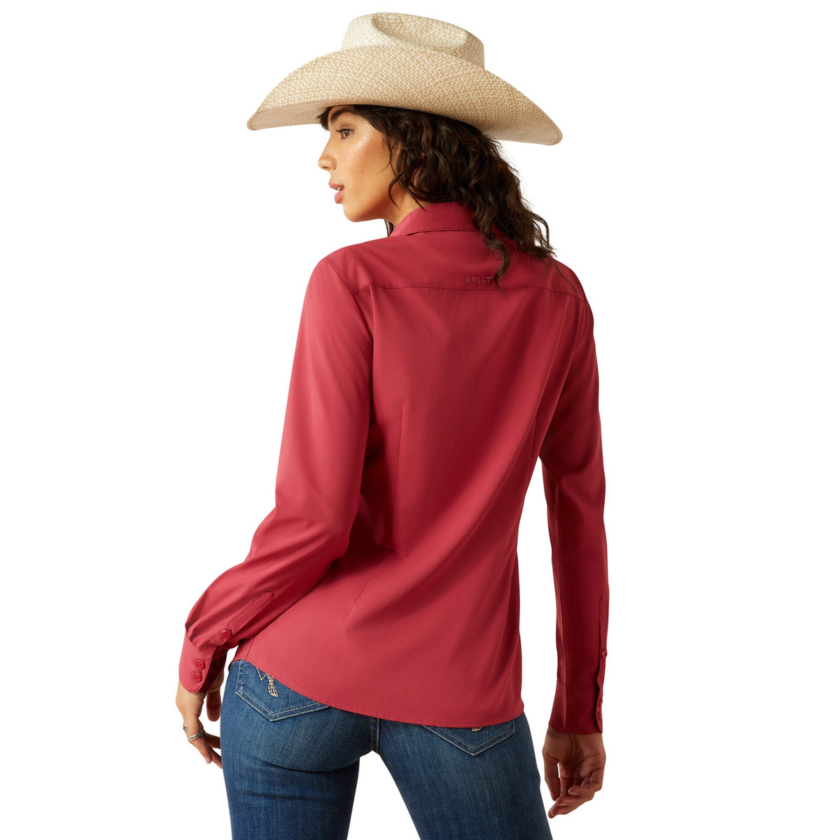  Ariat Kirby Red Long Sleeve Shirt