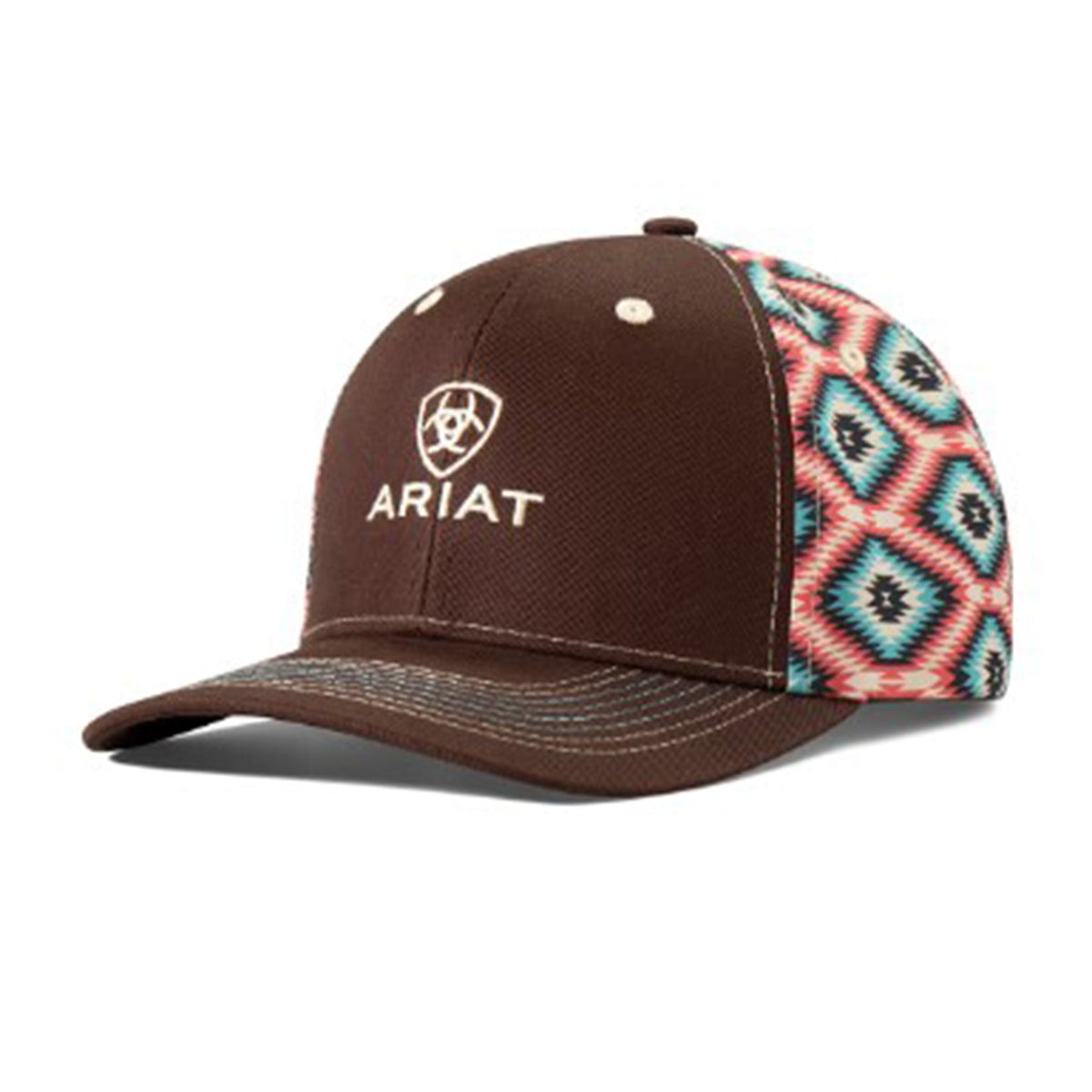  Ariat Brown Aztec Back Cap