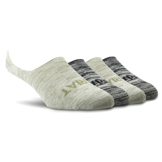  Ariat Women's Heather Neutral No Show 4 Pack Sox