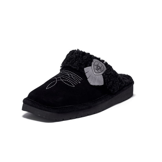  Ariat Women's Black Square Toe Slipper