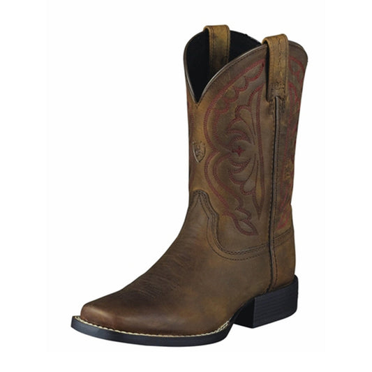  Ariat Kid's Brown Quickdraw Boots