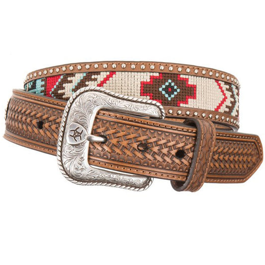  Ariat Men's Embroidery Belt