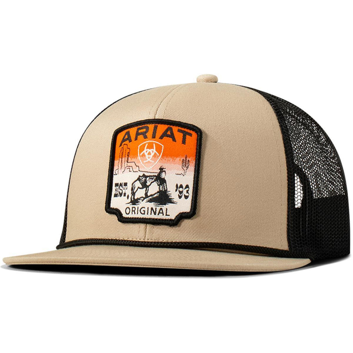  Ariat Khaki Desert Patch Cap