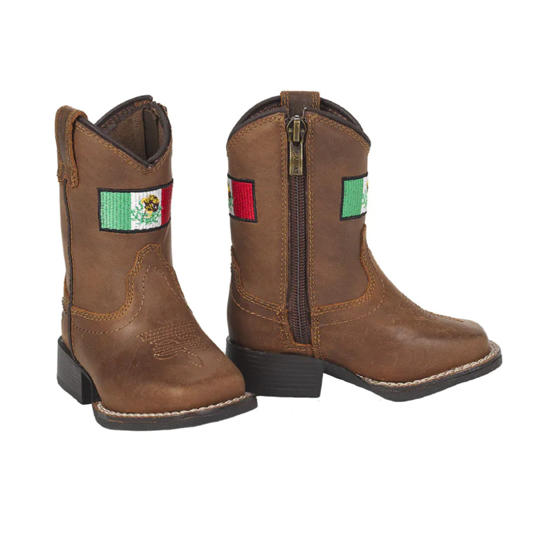  Ariat Kids Brown Flag Boots
